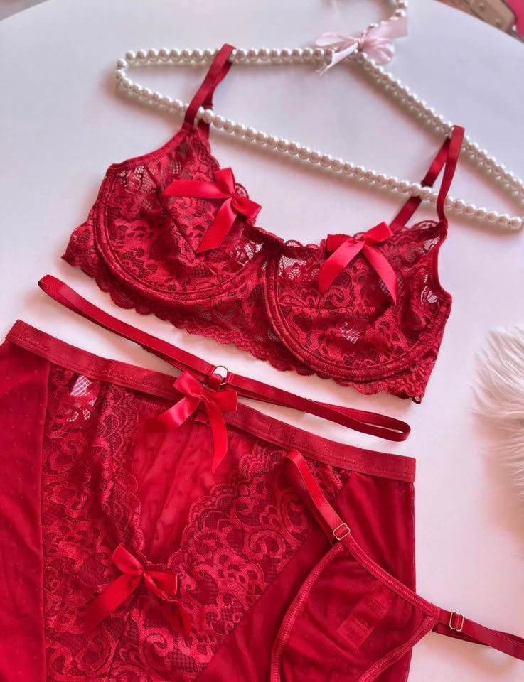 Conjunto Sensual Luxo Scarlet - Imagem 4