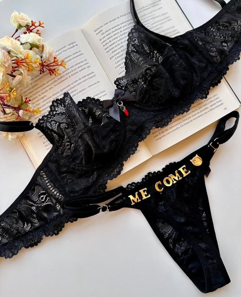 Conjunto personalizável preto