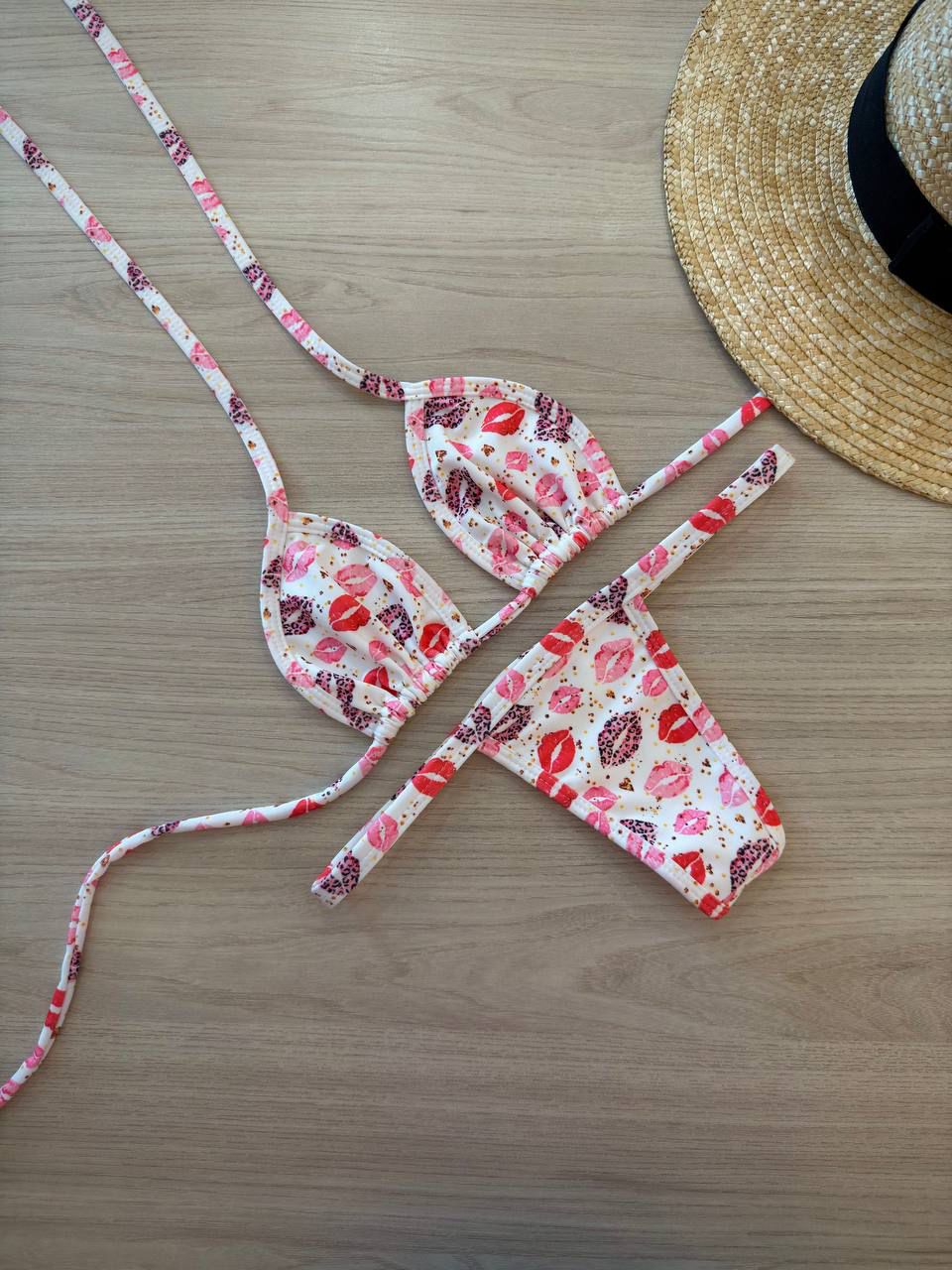Biquíni fita estampado