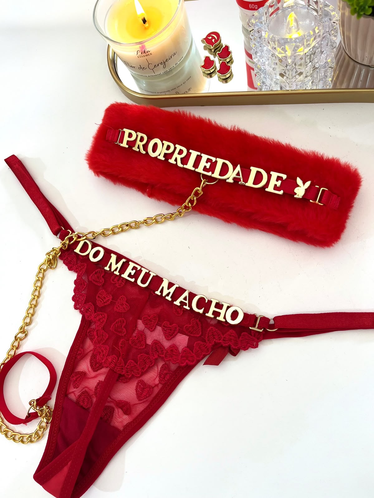 Kit frase pronta vermelho