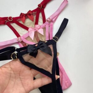Calcinha fio tule
