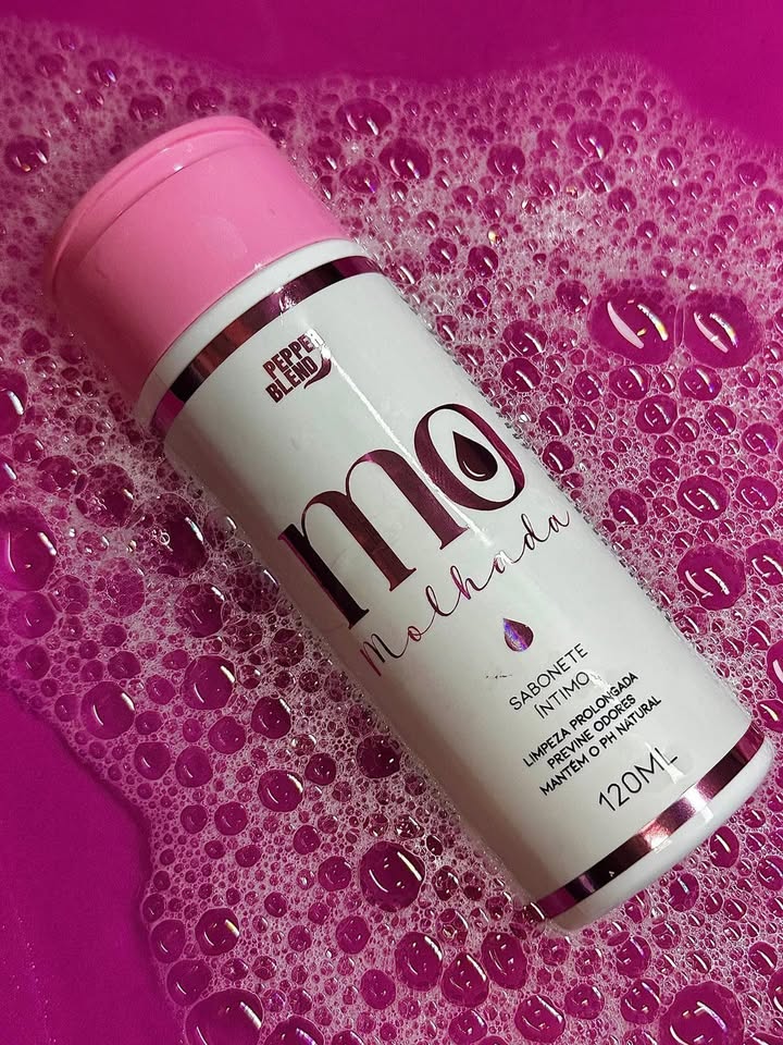 Sabonete Feminino Íntimo e Corporal 120ml Linha MO Molhada Pepper Blend
