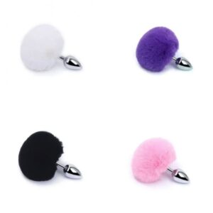 Plug anal pompom