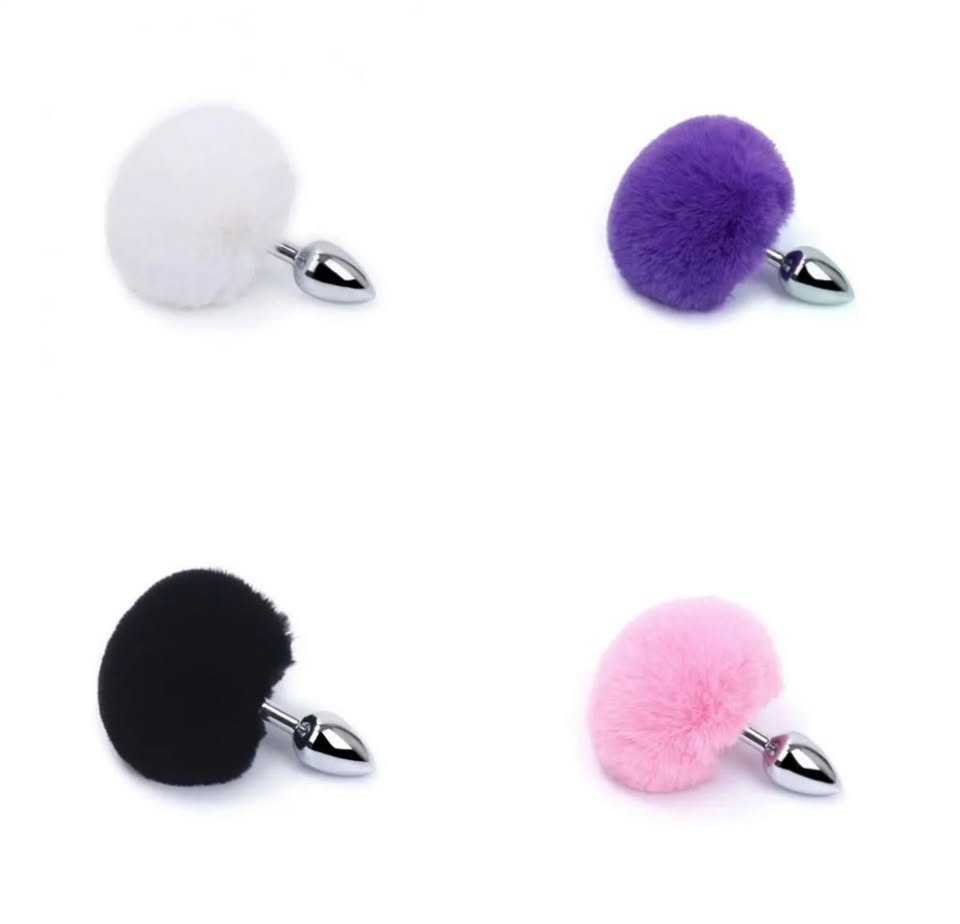 Plug anal pompom
