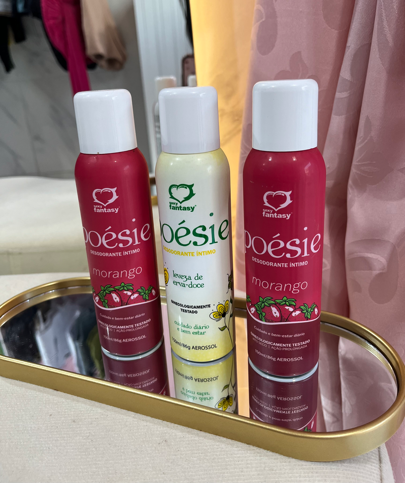 Poésie Desodorante Íntimo Aerossol 150ml Sexy Fantasy