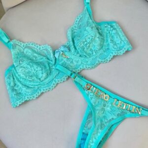 Conjunto personalizável verde água
