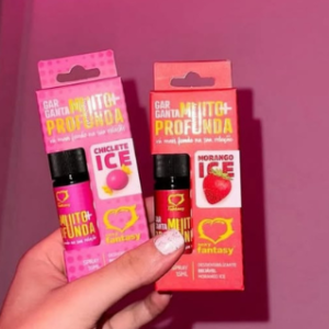 Garganta Muito Mais Profunda Ice Dessensibilizante em Spray Beijável 15ml Sexy Fantasy