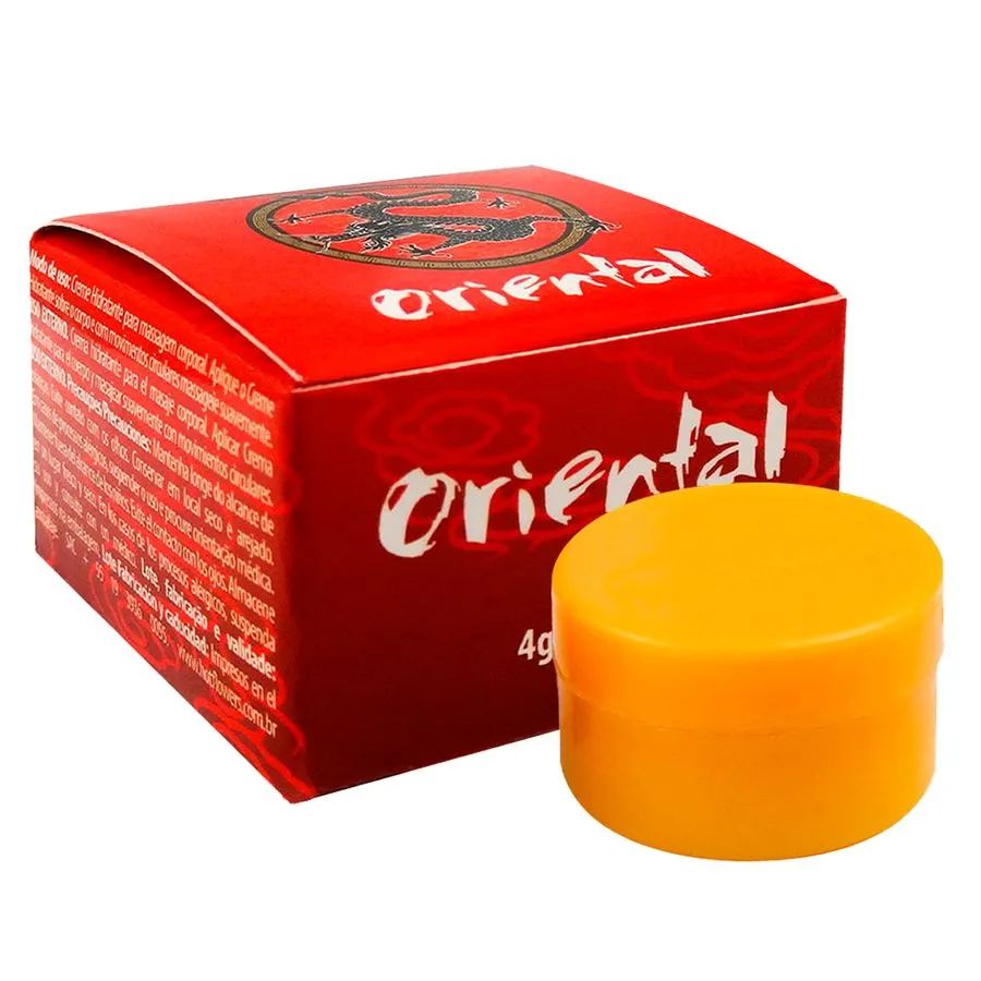 Pomada Oriental Creme de Massagem  Hot Flowers