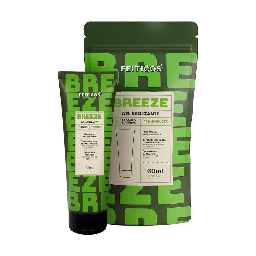 Breeze Gel Deslizante Vasodilatador com Terpenos Feitiços Aromáticos