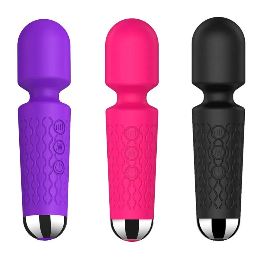Mini Toy Vibrador Varinha Mágica com 20 Modos de Vibrações e 8 Níveis e Velocidade Vip Mix - Imagem 2