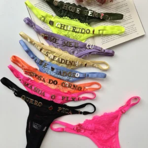 Calcinha personalizável em renda