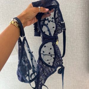 Conjunto afrodite azul marinho