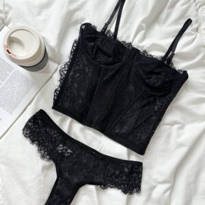 conjunto sedução preto