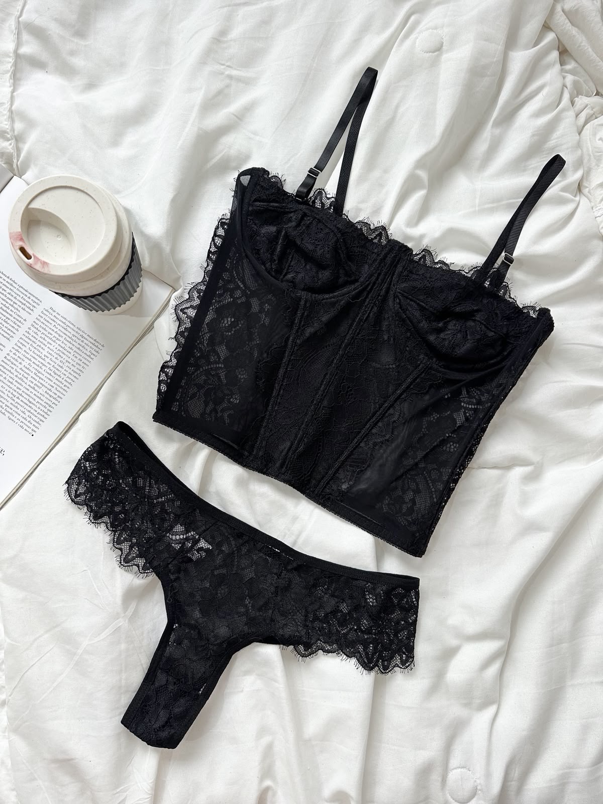 conjunto sedução preto